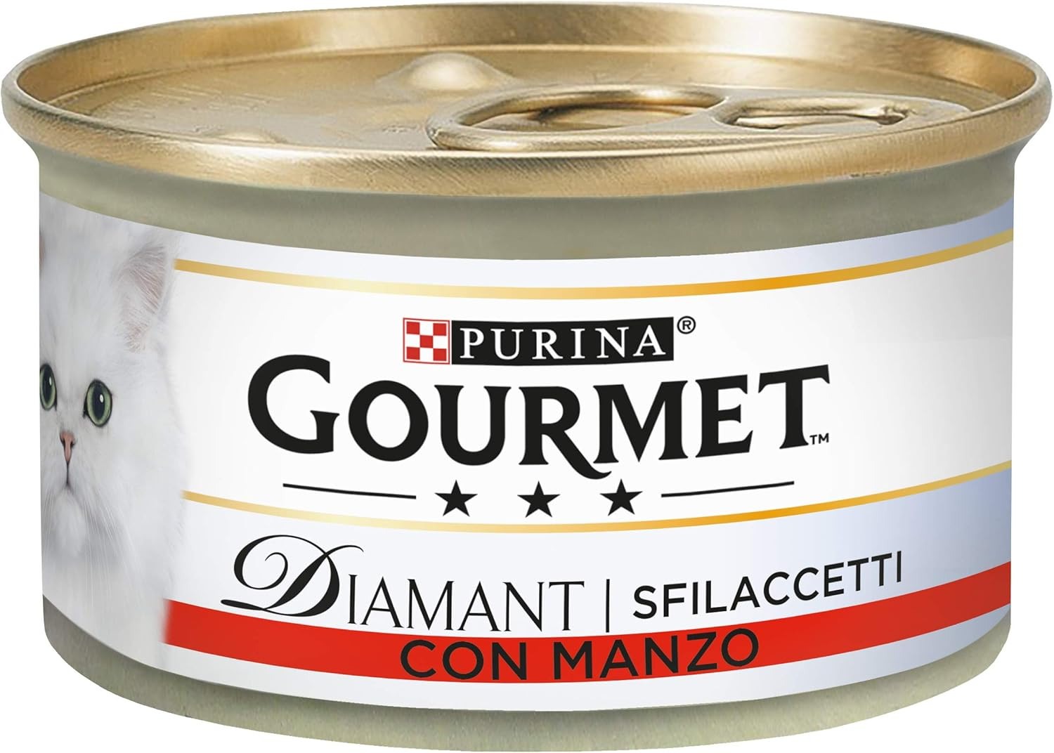 Diamant Cibo Umido Gatti Sfilaccetti Manzo 24x85g | Offerta Gourmet