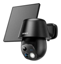 Solar Security Camera Wireless Outdoor, 2K Pan/Tilt 360° View Solar Battery NEW