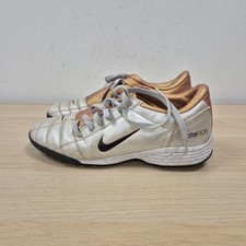 VINTAGE NIKE AIR GOLD ZOOM TOTAL 90 III Astro turf Football Boot boy uk 8 RARE