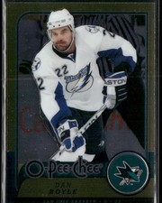 2008-09 O-Pee-Chee Dan Boyle Metal #241 San Jose Sharks