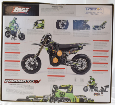 Losi1/4スケール モデル名: Promoto RC Losi 1/4 Promoto-MX Motorcycle RTR with Battery and Charger, Pro