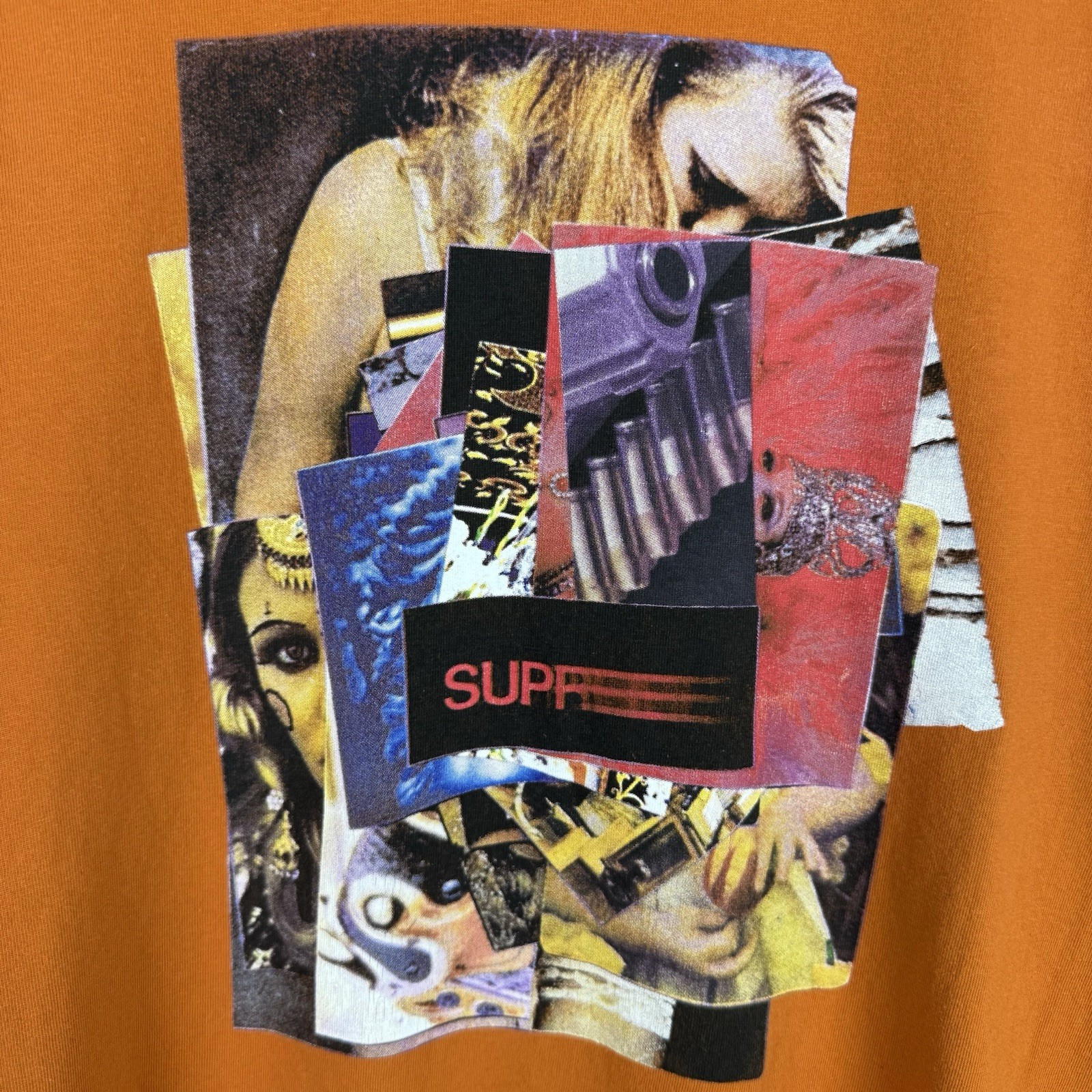 Medium Supreme FW21 Rust Orange Stack Tee - image 3