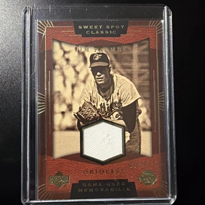 2004 Upper Deck Sweet Spot Classic - Game-Used Memorabilia Jim Palmer #SS-JP /27 - Image 1 of 2