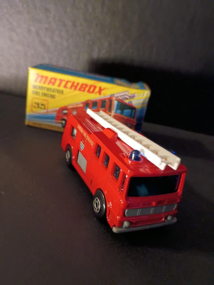 Matchbox 1969 Vehicle Year Vintage Manufacture Diecast Fire
