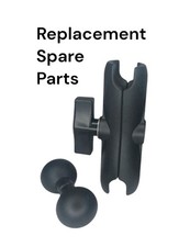 Aluminum Alloy 1.5" Ball Fish Finder 5.7" Long Arm Marine Electronic W/ Swivel