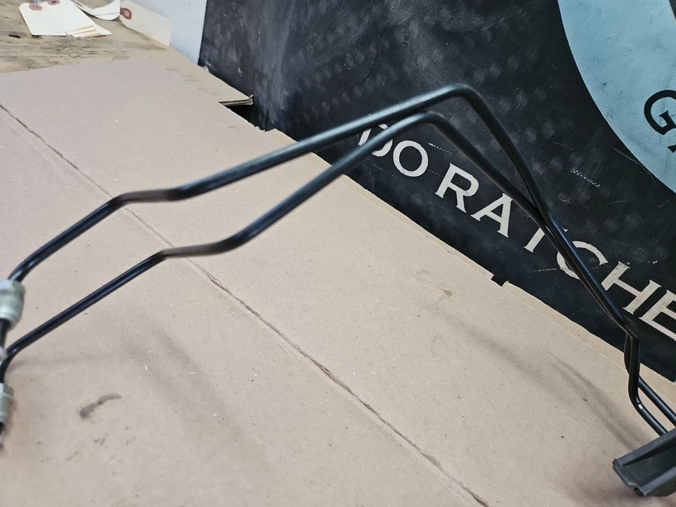 06-13 BMW E90 E91 E92 Rear L&R Brake Lines from Hydraulic Unit 34326764049 - Image 4 of 4