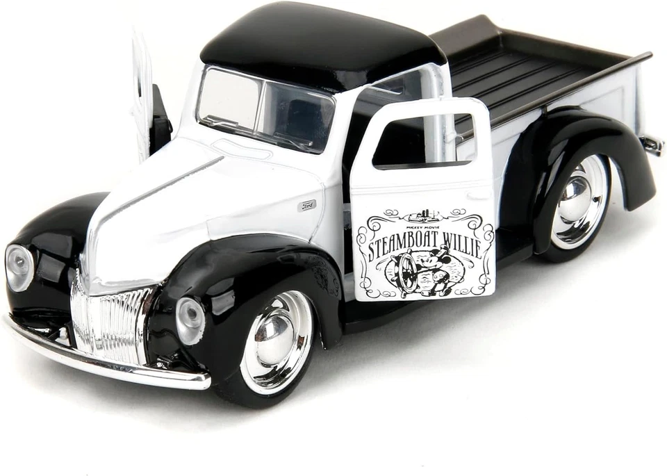 Jada Toys Disney Steamboat Willie 1941 Ford Pickup – Disney Mickey Mouse 1:32 Sc - Image 2 of 4