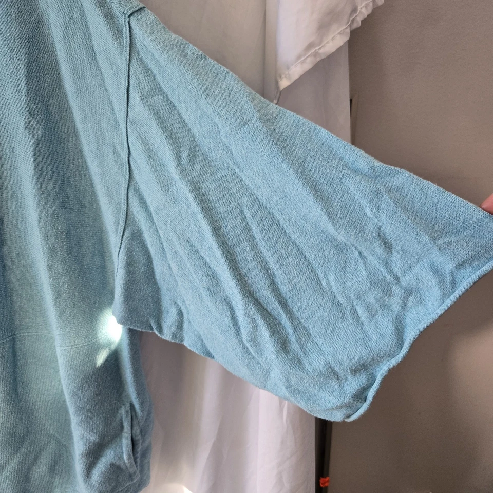 PureJill Kimono Cotton Cashmere Sweater Women's Large Coastal Lagenlook Resort  - Image 2 of 4