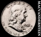 1963-D Silver Franklin Half Dollar - Choice Gem Brilliant Unc+++  #i1028