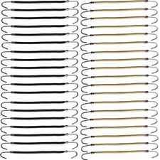 40PCS Ponytails Hooks Elastic Band Hair Clips Rubber Bands Holder Hair Stylin...