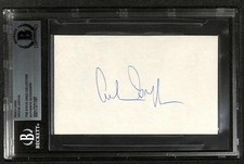 Archie Griffin Two-Time Heisman Trophy Winner Signed Index Card Beckett Slab