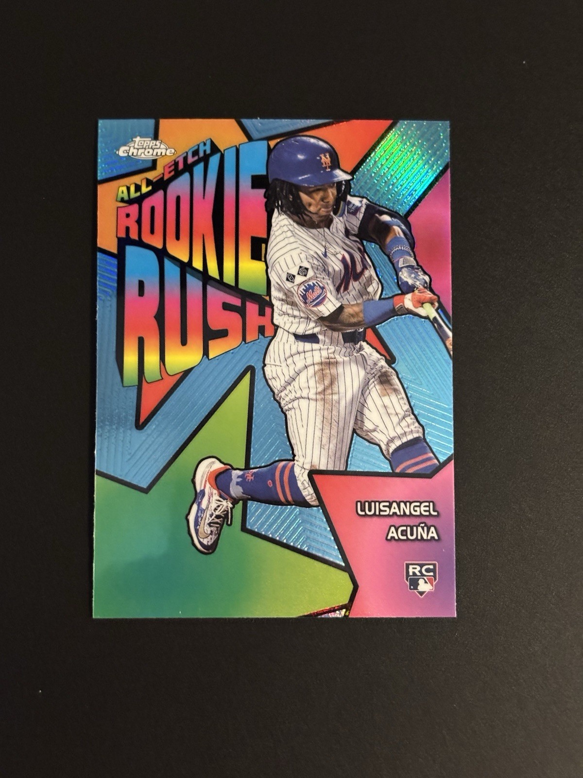 Luisangel Acuna 2025 Topps Chrome All-Etch Rookie Rush CERR-11 New York Mets 🔥