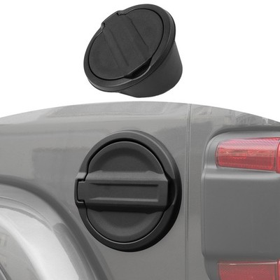 Brandstofvuller Deur Gas Tank Cap Cover Exterieur Accessoires voor Jeep Wrangler TJ 1997-2006:,zwart