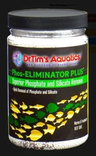 Dr Tims Aquatics Phos-Eliminator Plus Remover Silicate 16 oz Treats 400 gallons