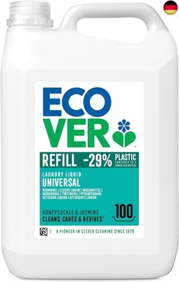 Ecover Waschmittel Universal Hibiskus & Jasmin (5L/100 Waschladungen),