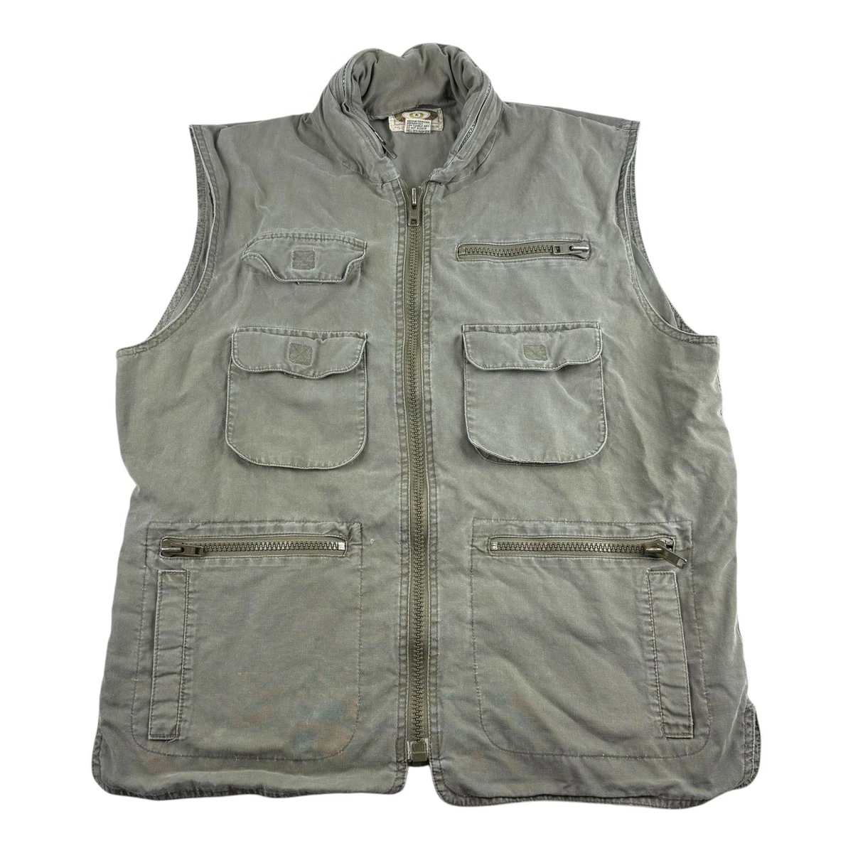Gilet Safari Banana Republic Homme - Taille M - Marron - Multi-poches En Coton - Occasion