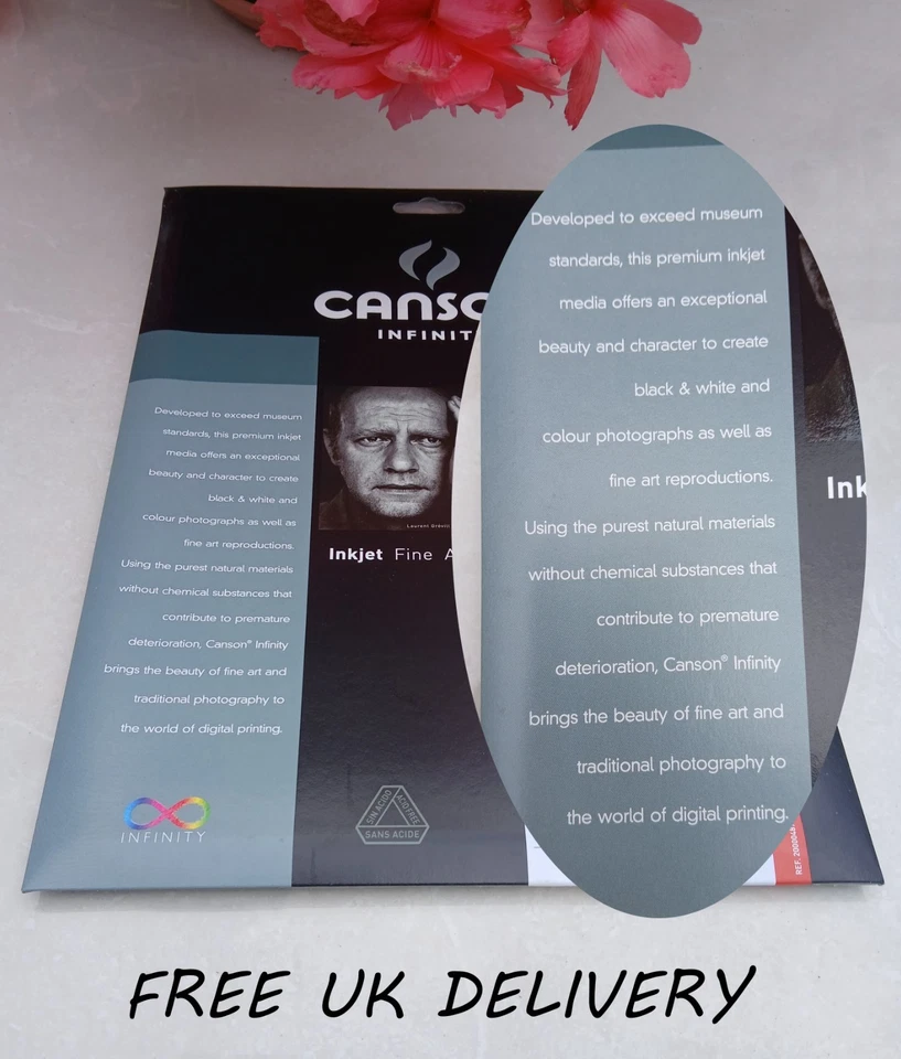 2Pack--A4 Canson Infinity-Inkjet Fine Art+PhotoDiscoveryPack-1 each of 10 papers - Image 4 of 4