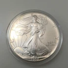 1992 SILVER AMERICAN EAGLE, .999, 1 OZ