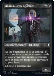 Viconia, Drow Apostate (Foil Etched) - Commander Legends: Battle for Baldur's Gate