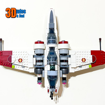 Wandhalterung für LEGO Star Wars ARC-170 Starfighter (Set 75402) - 3D Druck