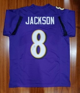 lamar jackson signed ravens jersey