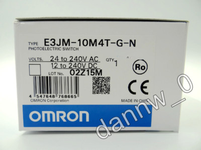 New in Box OMRON E3JM-10M4T-G-N Proximity Switch sensor