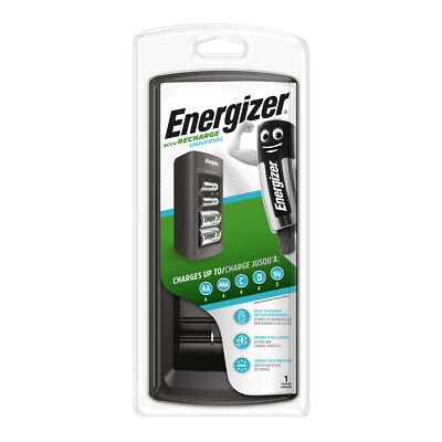Energizer Universal Ladegerät für alle gängigen Größen AA, C, D, 9V Version 2021