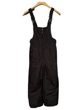 Champion Youth Black Ski Bib Overalls Size 8 - 10 Medium Insulated L5758B