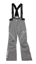 Pantalone da neve donna Vist 12 grigio tasche con cerniera tessuto svizzero