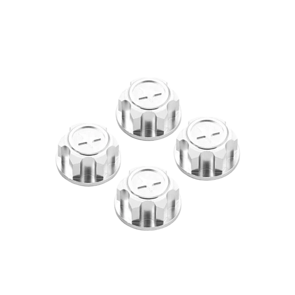RC Hop Ups CNC Aluminum Serrated 17mm Hex Wheel Nuts (4) for X-Maxx - Image 4 of 4