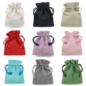 linen drawstring pouch