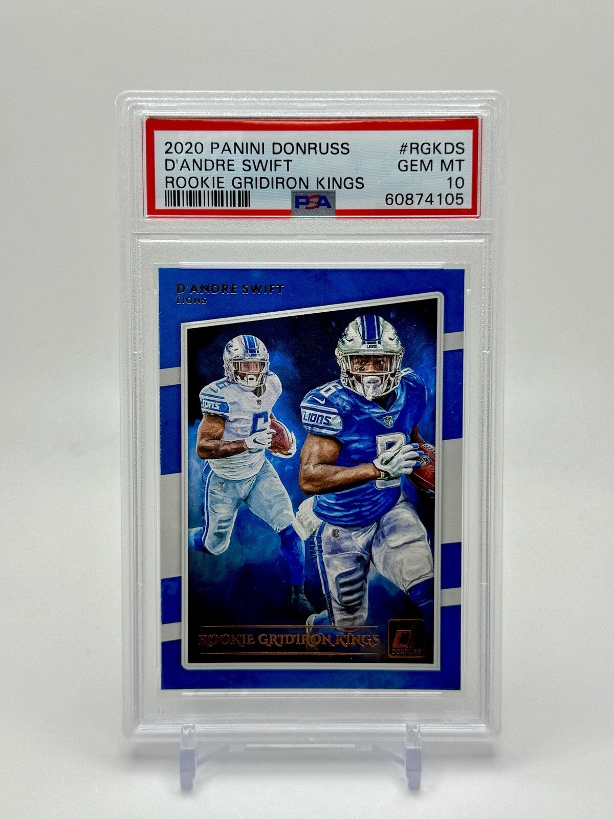 D'Andre Swift Panini Donruss Gridiron Kings #RGKDS Rookie