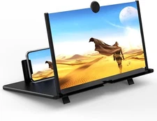 10-Inch HD Phone Screen Magnifier Foldable 3D HD Movie Video Gaming Amplifier