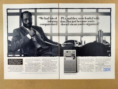 1989 IBM AS/400 Model B10 Midrange Computer System vintage print Ad | eBay