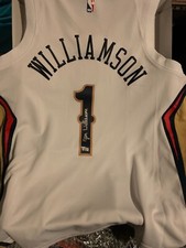 Zion Williamson Signed New Orleans Pelicans NBA Authentic Jersey FANATICS COA
