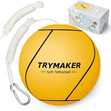 Tetherball, Tether Balls and Rope Set, Replacement Tetherball for  Backyard Outd