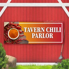 Tavern Chili Parlor Indoor Outdoor Vinyl Banner Design