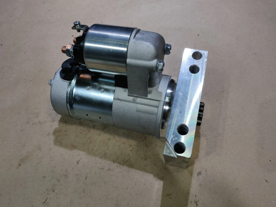 Mr. Gasket 51301ZG Starter For Chevy; Mini; Inline; Zinc/Natural - Image 2 of 4