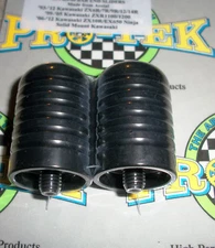Pro-tek Clip-on Handle Bar End Sliders 1993-2003 Ninja ZX9R ZX11D ZX11E Blk NEW