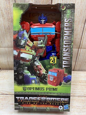 Hasbro Transformers Rise of the Beasts Optimus Prime 2 in 1 Titan Changers