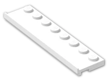 LEGO PLATE MODIFIED 2x8 WITH DOOR RAIL (2 PCS) CHOOSE YOUR COLOR 30586!!