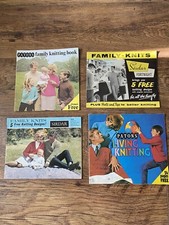Job lots 4 Vintage Family Knitting Pattern Booklets Pack 41