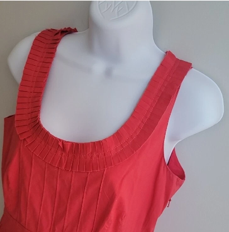 Abito rosso darla Tory Burch aderente e flare taglia 4