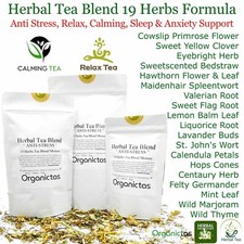 TÈ ANTISTRESS - 19 erbe bio rilassanti e calmanti - tisana supporto sonno