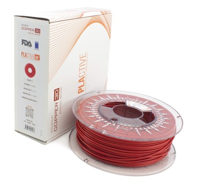 PLA Filament Copper 3D PLActive - Innovative Antibacterial 1.75mm ...