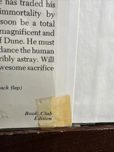 God Emperor of Dune Hardcover Frank Herbert 1981 First Book Club Edition HCDJ - Picture 11 of 16