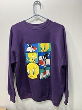 Vintage Looney Tunes Tweety Bird And Sylvester Sweatshirt Sz XL