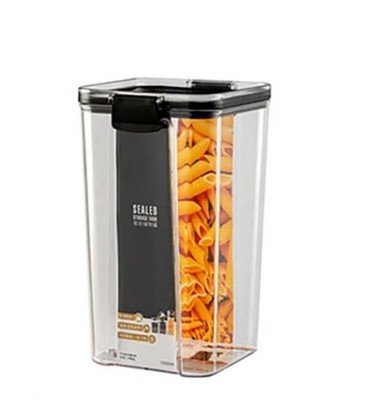 Set of 2 Food Storage Containers - 1300ml. For Rice, Pasta, Dried fruits etc