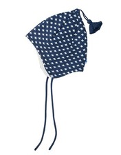 Finkid Zipfelmütze Baumwollstrick knitwear blau navy offwhite Größe 2-6Jahre