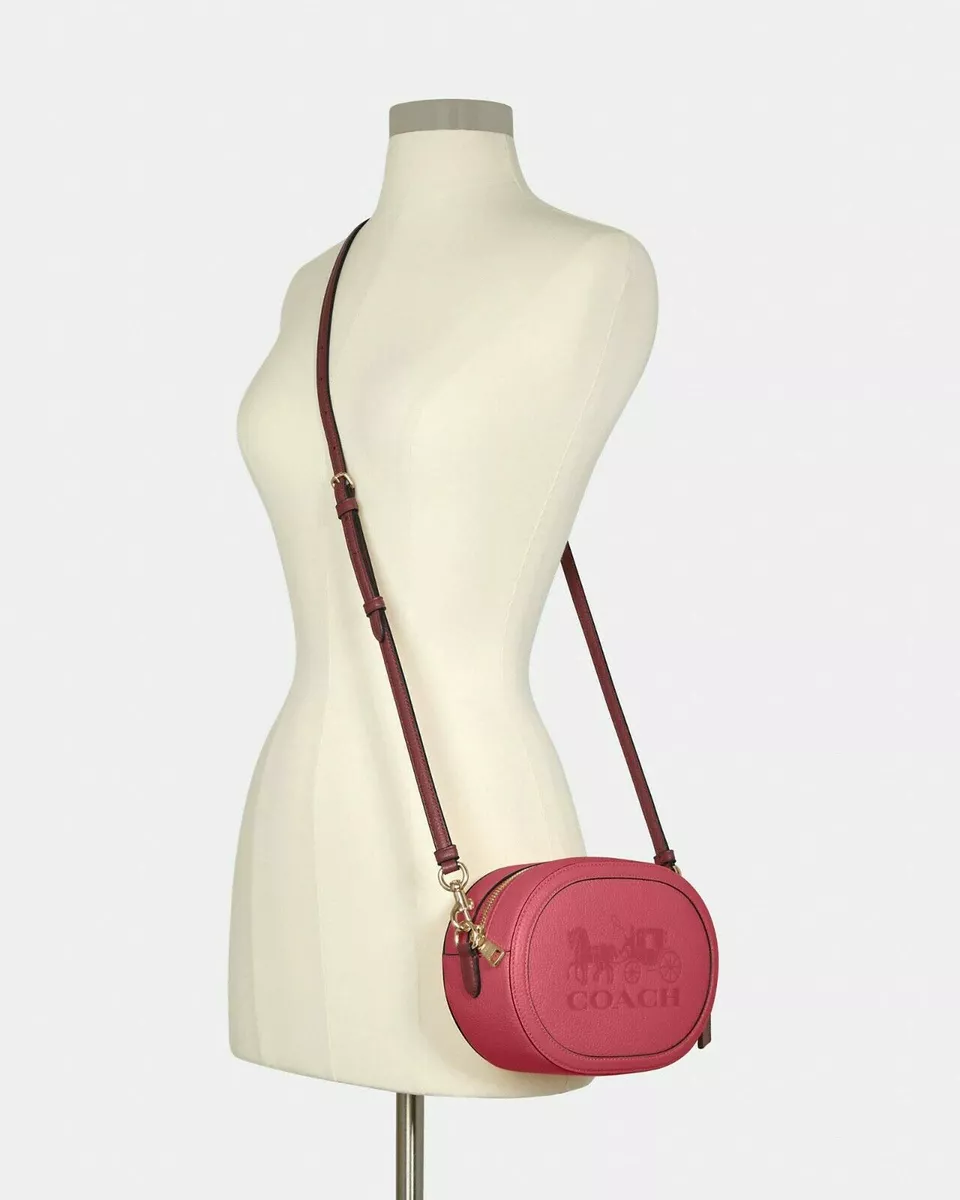 Coach pink top sling bag